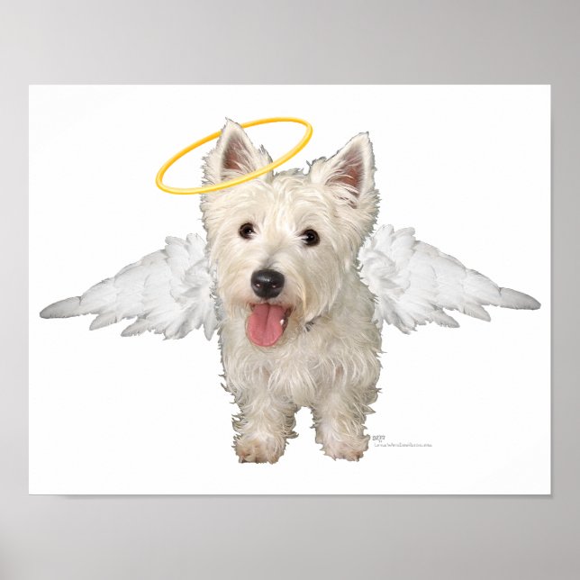 Poster Westie Guardian Angels (Devant)