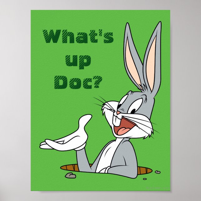 Poster WHAT’S UP DOC?™ BUGS BUNNY™ Terrier de lapin (Devant)