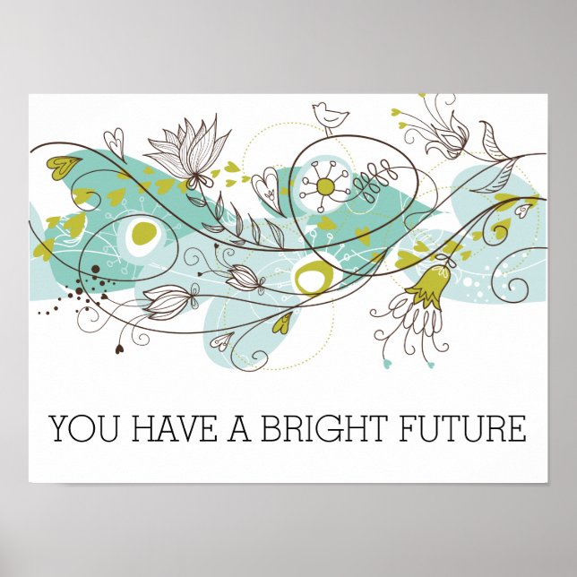 Poster Whimsical Bright Future (Devant)