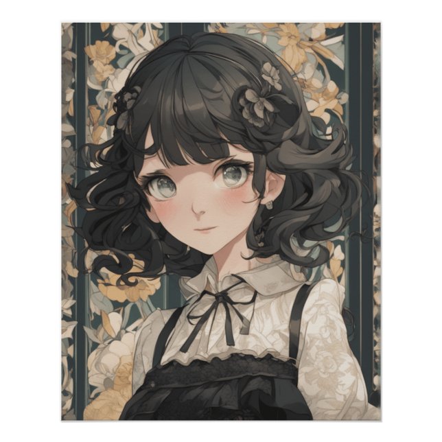 Poster Whimsical Manga Dreams : Petit Imaginaire de robe  (Devant)
