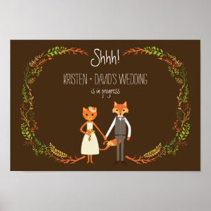 Poster Whimsland Chat & Fox mariage en cours