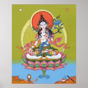 POSTER White Tara -Longue vie- à partir de 14,25 $