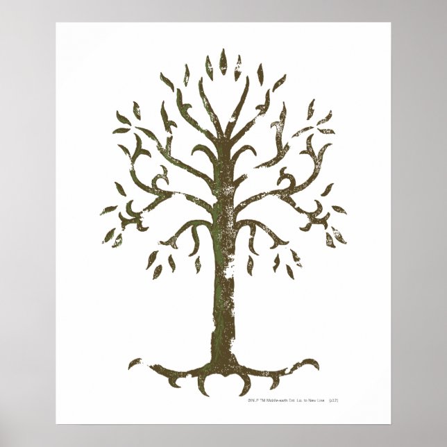 Poster White Tree of Gondor (Devant)