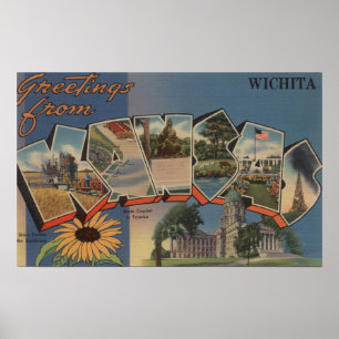 Poster Wichita, le Kansas - grandes scènes de lettre