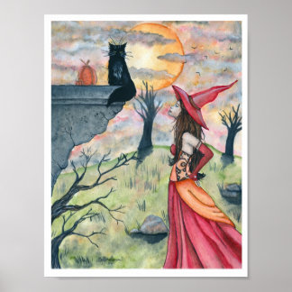 Poster Wiggles et l'affiche de sorcière