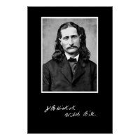 'Wild Bill' James Butler Hickok dans son Premier