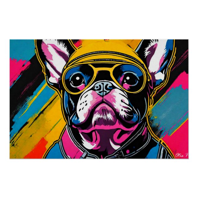 POSTER WILD ONE-FRANÇAIS BULLDOG (Devant)