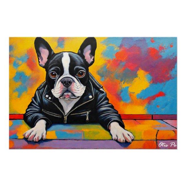 POSTER WILD ONE-FRANÇAIS BULLDOG 3 (Devant)