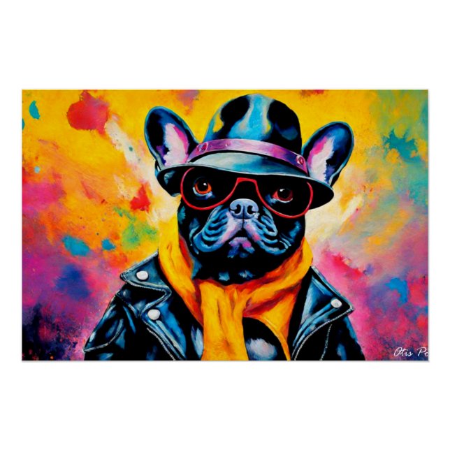 POSTER WILD ONE-FRANÇAIS BULLDOG 6 (Devant)