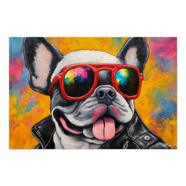 POSTER WILD ONE-FRANÇAIS BULLDOG 7 (Devant)