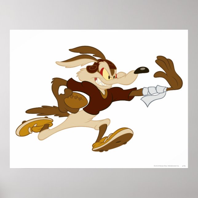 Poster WILE E. COYOTE™ Football (Devant)