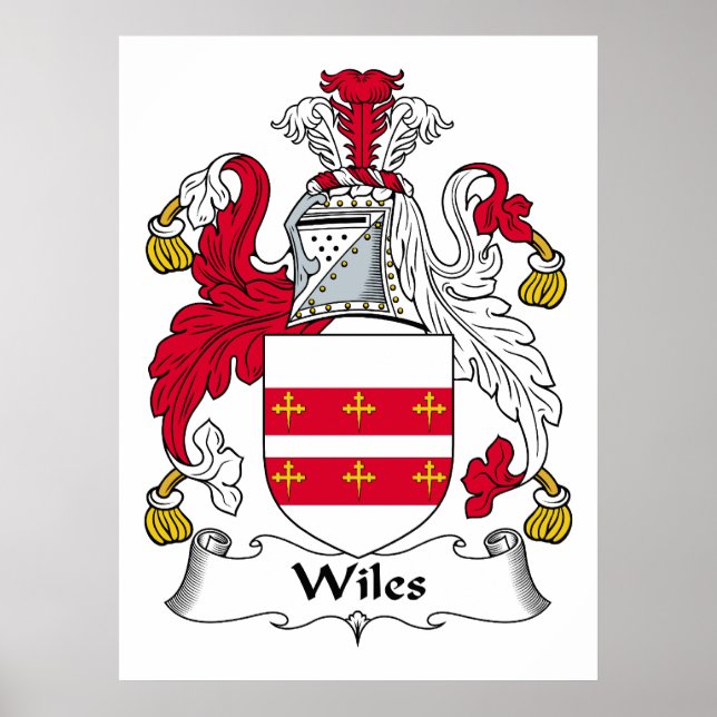 Poster Wiles Family Crest (Devant)