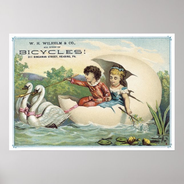Poster Wilhelm Bicycles (Devant)