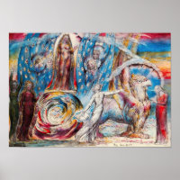 Poster William Blake Beatrice