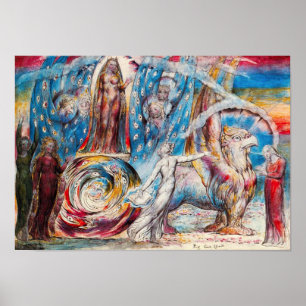 Poster William Blake Beatrice