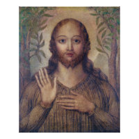 William Blake Christ blessing The saviour CC0066