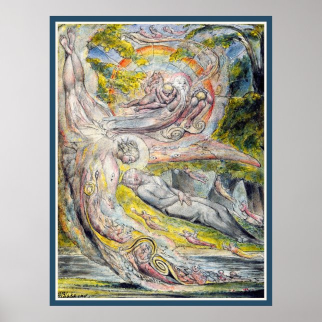 Poster William Blake : Le mystérieux rêve de Milton (Devant)