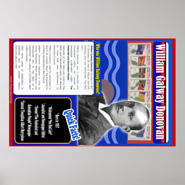 Poster William Galway Donovan Biographie (Devant)