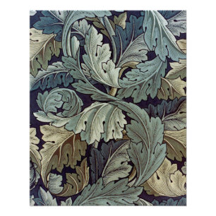 Poster William Morris Acanthus Feuilles