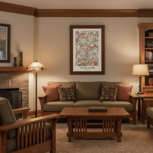 Poster William Morris Acanthus Mission Style  (Créateur téléchargé)