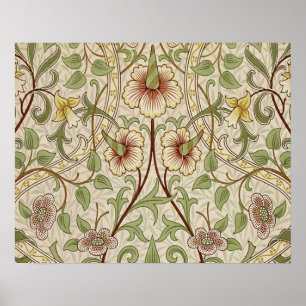 Poster William Morris Daffodil Classique Fleur