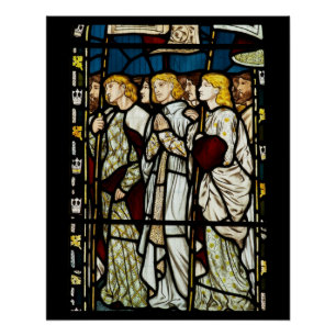 Poster William Morris design, Tous les Saints