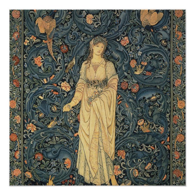Poster William Morris Flora (Devant)