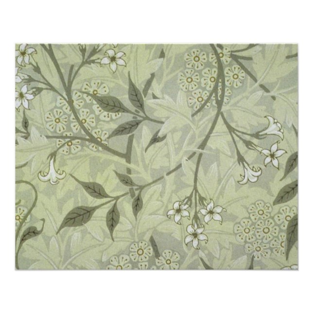 Poster William Morris Jasmine Botanique (Devant)