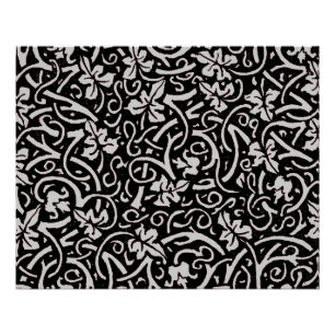 Poster William Morris Motif de la feuille de vigne