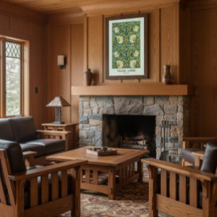 Poster William Morris Pimperrnel Style de mission