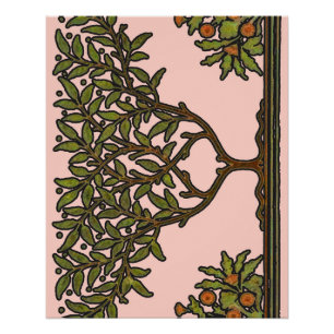 Poster William Morris Tree Frieze Fond d'écran floral