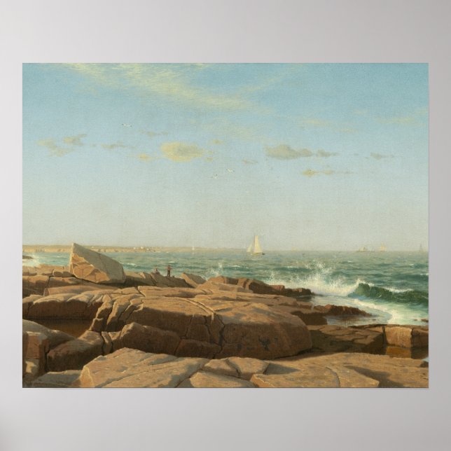 Poster William Stanley Haseltine - Baie Narragansett (Devant)