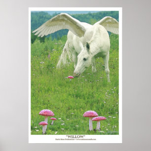 Poster "WILLOW" Pegasus Imaginaire Art