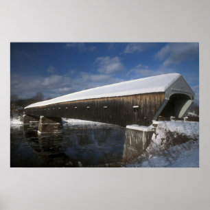 Poster Windsor Cornish Covered Bridge