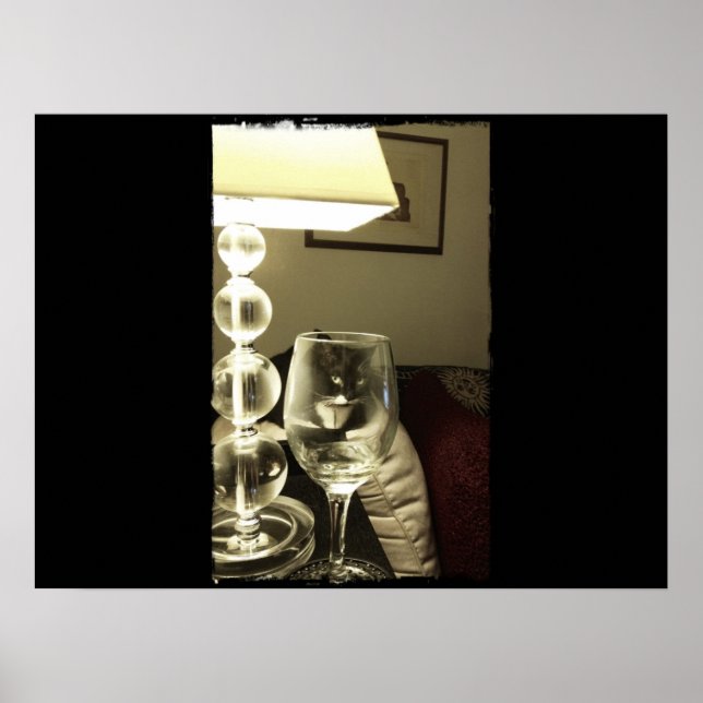 Poster Wine Glass Lucy (Devant)