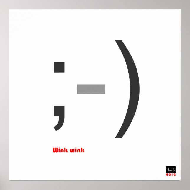 Poster Wink Wink 1 (Devant)