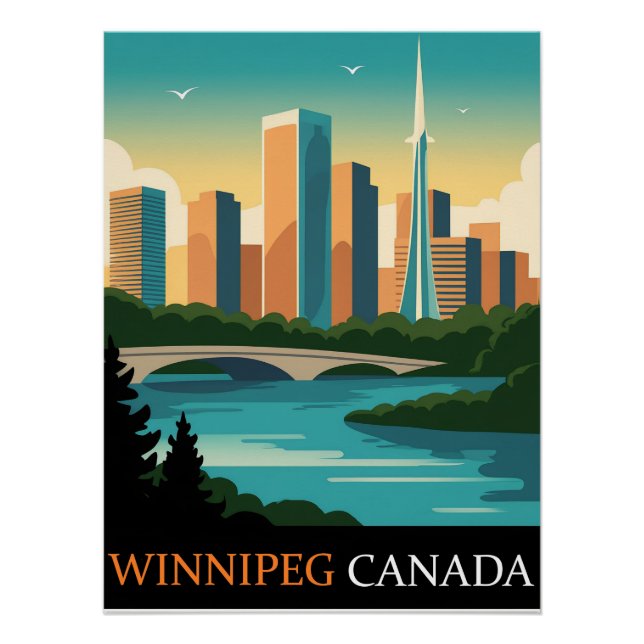 Poster Winnipeg Canada (Devant)