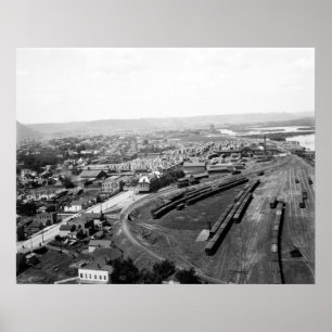 Poster Winona Railyard, 1898
