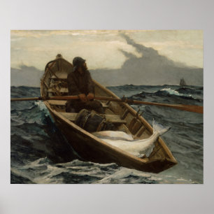 Poster Winslow Homer - Avertissement sur le brouillard