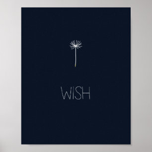 Poster Wish Dandelion