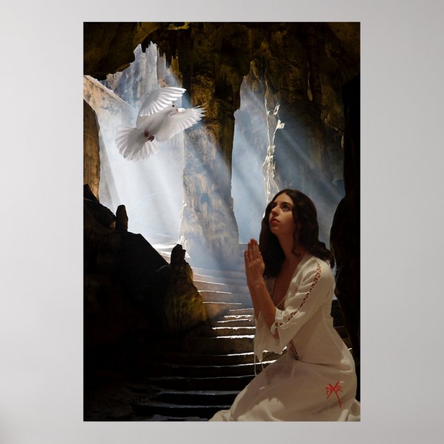 Poster with Child Art Print (Devant)