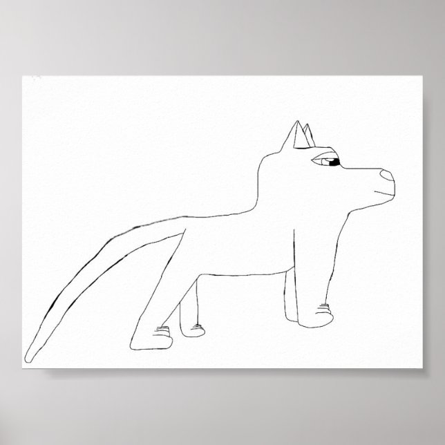 Poster Wolf (Devant)