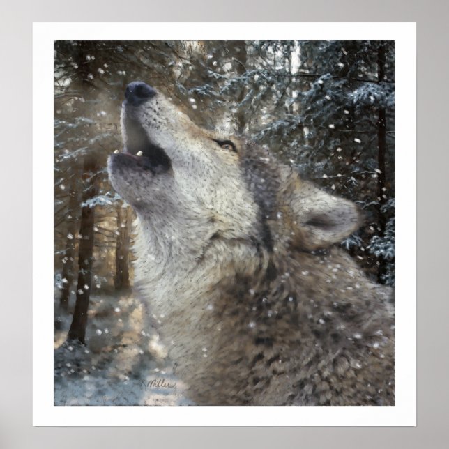 Poster Wolf Song - Pastel (Devant)