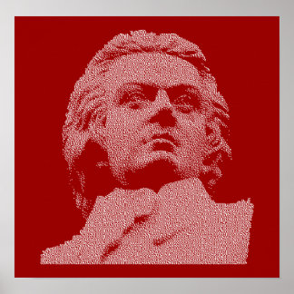 Poster Wolfgang Amadeus Mozart