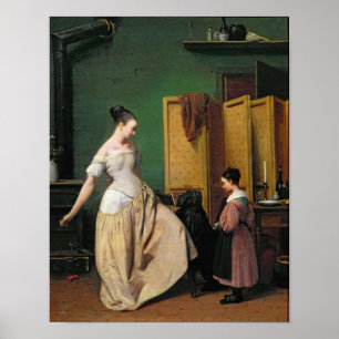 Poster Woman at her Toilet, 1835