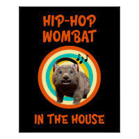 Wombat Hip-hop Drôle dans la Maison