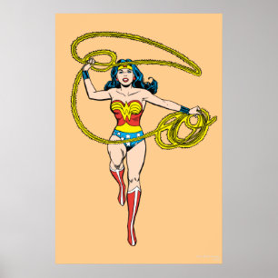 Poster Wonder Woman Lasso au-dessus de la tête