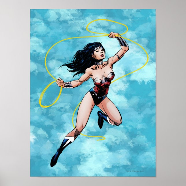 Poster Wonder Woman & Lasso de la vérité (Devant)