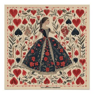 Poster Wonderland Queen of Hearts : Monarque Crimson