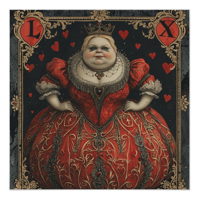 Poster Wonderland Reine des Coeurs : Décret Majesté (Devant)